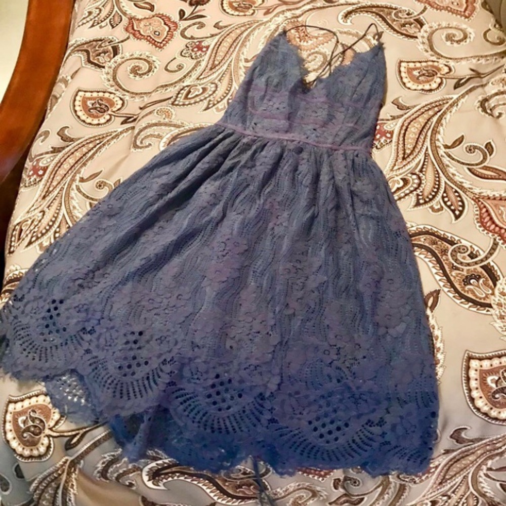 Steel Blue Aurelia dress